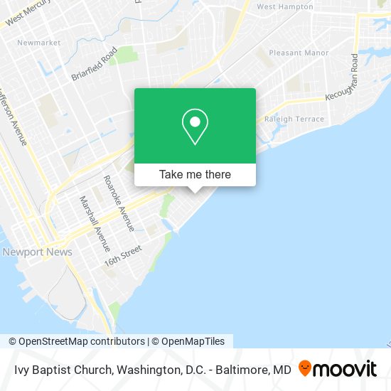 Ivy Baptist Church map