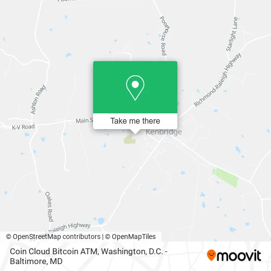 Coin Cloud Bitcoin ATM map