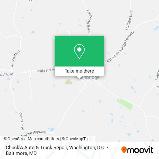 Chuck'A Auto & Truck Repair map