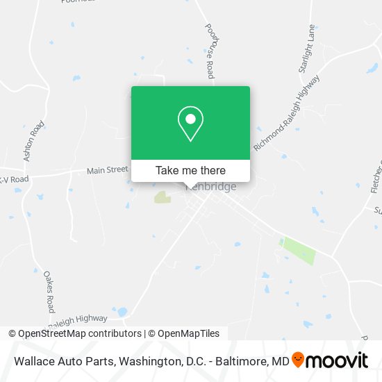 Mapa de Wallace Auto Parts