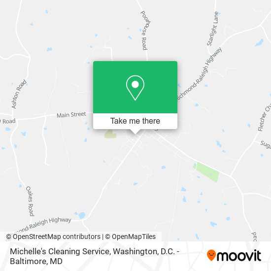 Mapa de Michelle's Cleaning Service