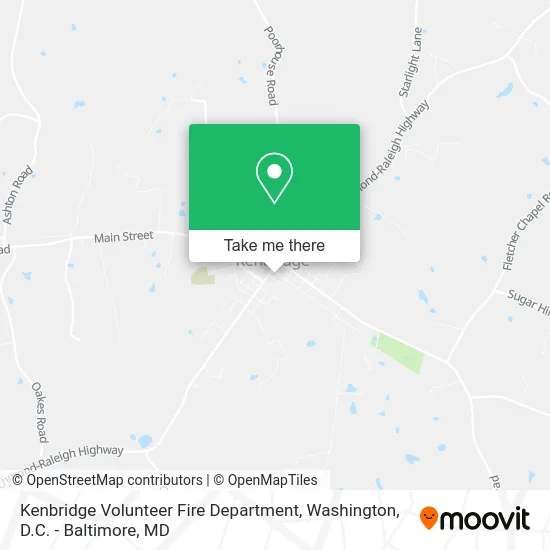 Kenbridge Volunteer Fire Department map