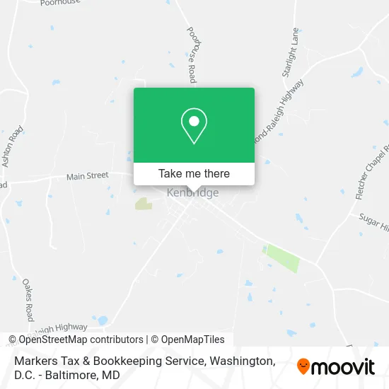 Markers Tax & Bookkeeping Service map
