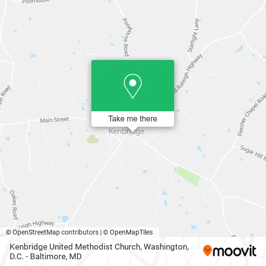 Mapa de Kenbridge United Methodist Church