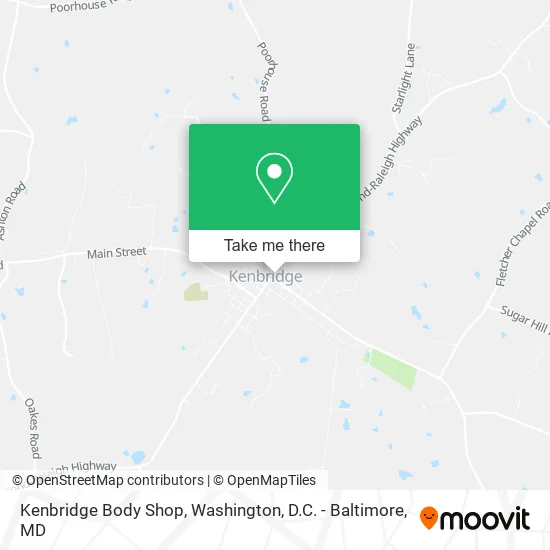 Kenbridge Body Shop map