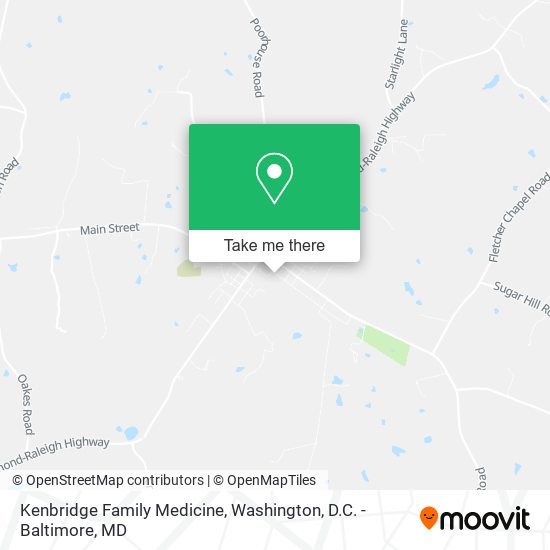 Mapa de Kenbridge Family Medicine