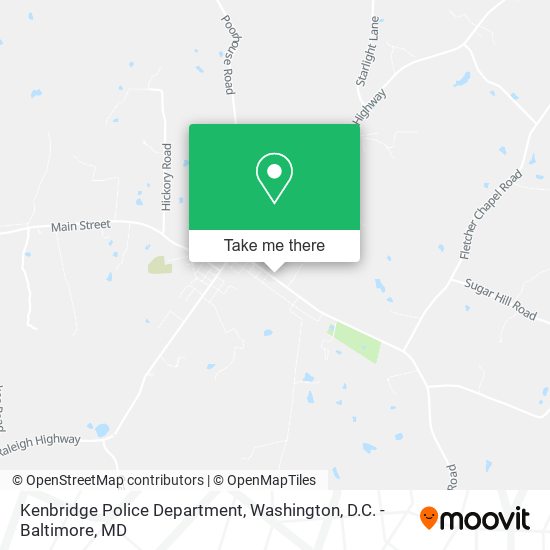 Kenbridge Police Department map