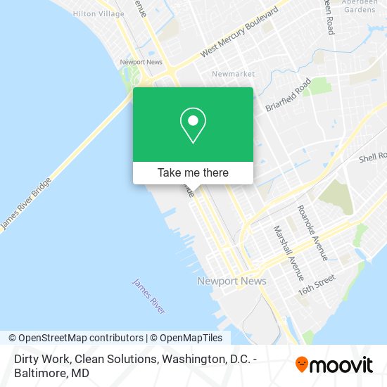 Mapa de Dirty Work, Clean Solutions
