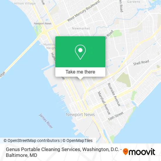 Genus Portable Cleaning Services map