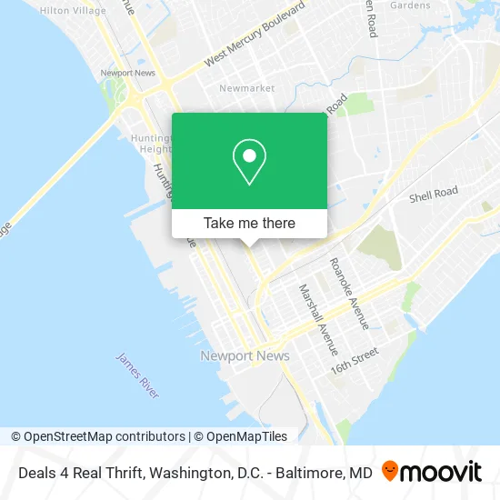 Deals 4 Real Thrift map