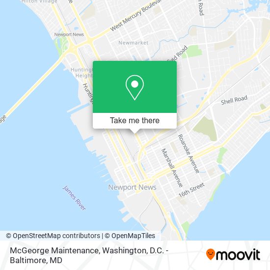 McGeorge Maintenance map