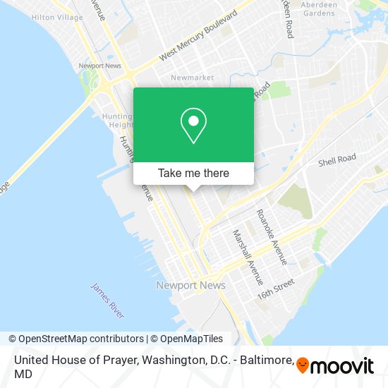 Mapa de United House of Prayer