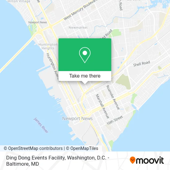 Ding Dong Events Facility map