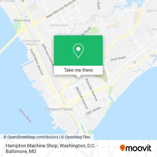 Hampton Machine Shop map