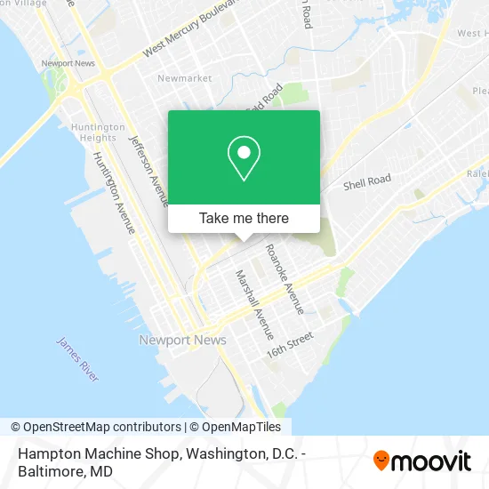 Hampton Machine Shop map