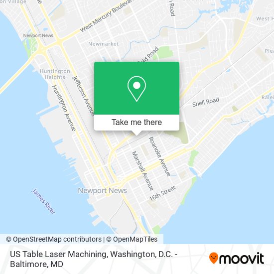 US Table Laser Machining map