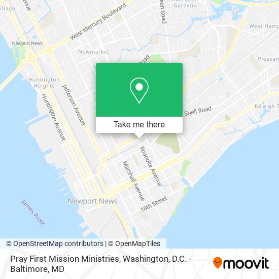 Mapa de Pray First Mission Ministries