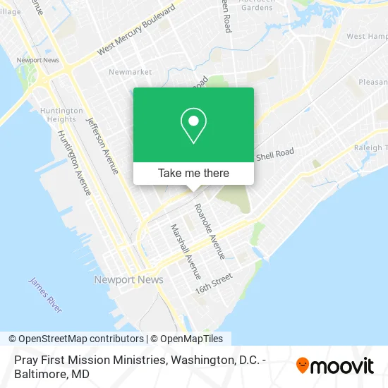 Mapa de Pray First Mission Ministries