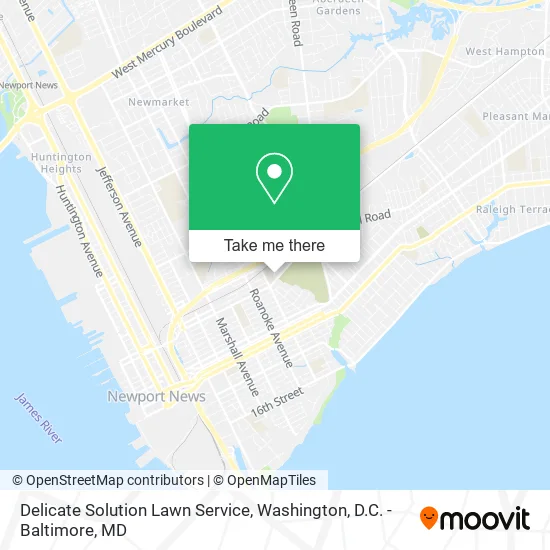 Delicate Solution Lawn Service map