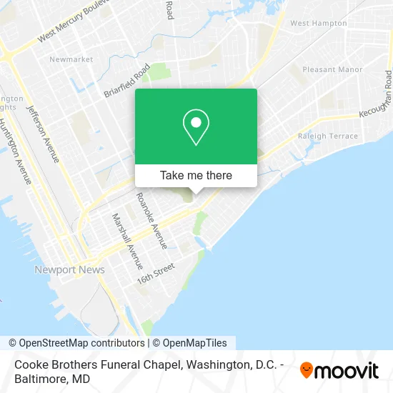 Cooke Brothers Funeral Chapel map