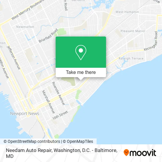 Needam Auto Repair map