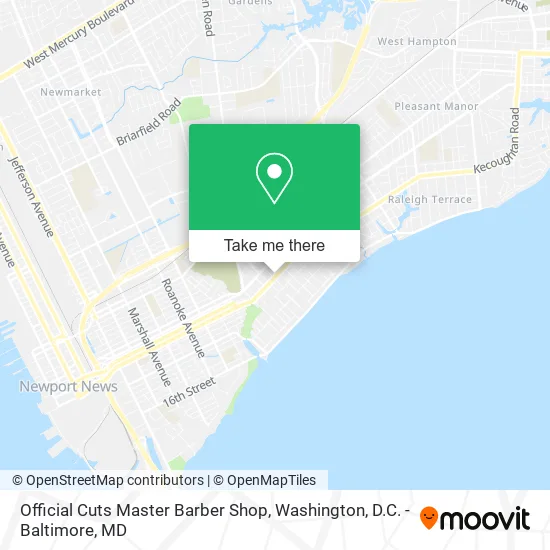 Official Cuts Master Barber Shop map