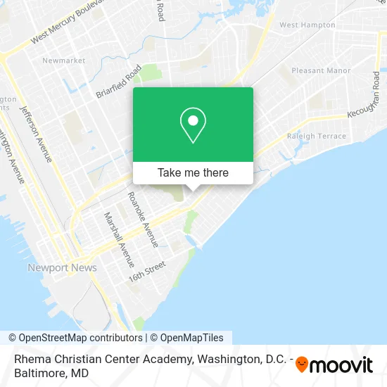 Rhema Christian Center Academy map