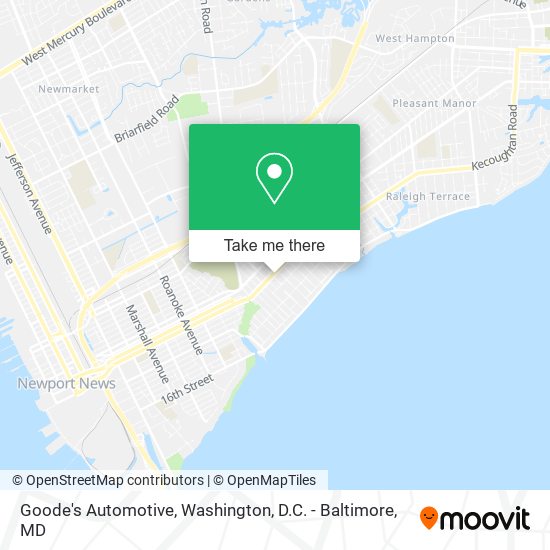 Goode's Automotive map