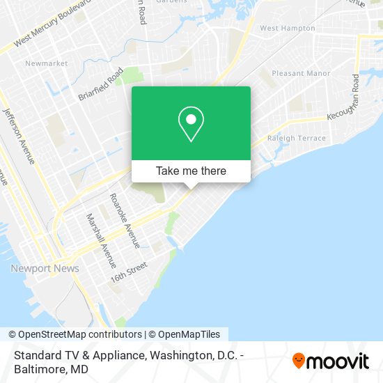 Mapa de Standard TV & Appliance
