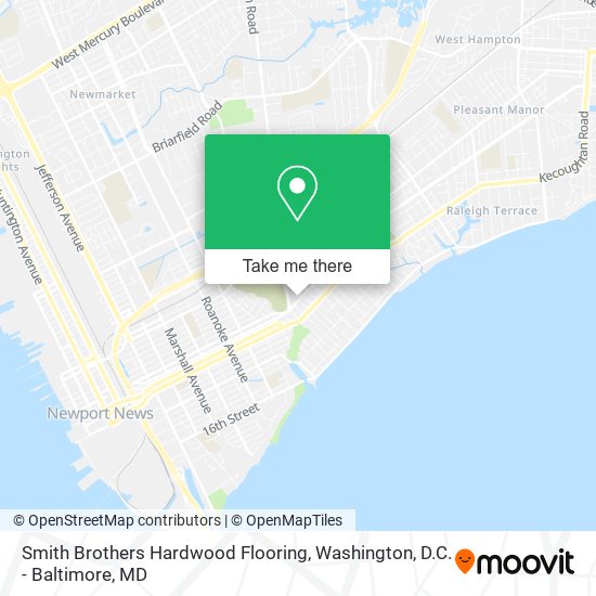Smith Brothers Hardwood Flooring map
