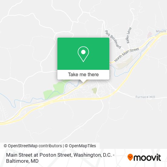 Main Street at Poston Street map