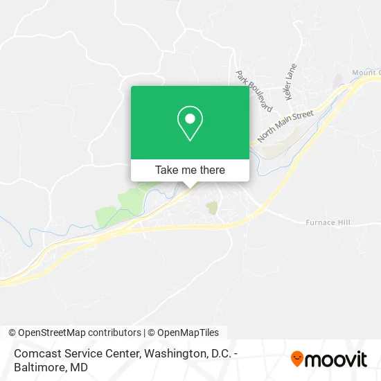 Comcast Service Center map