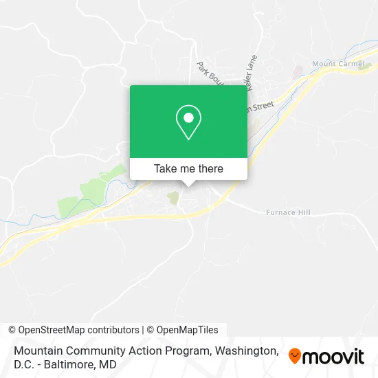 Mountain Community Action Program map