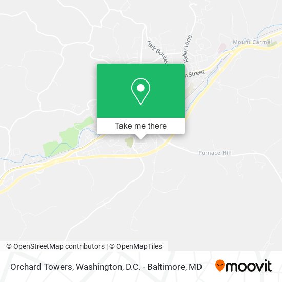 Mapa de Orchard Towers