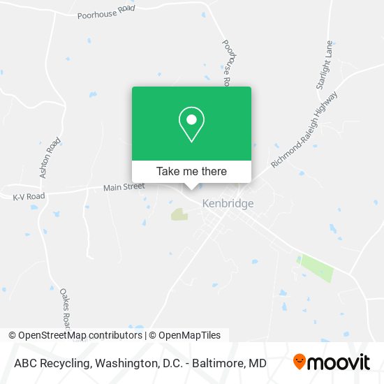 Mapa de ABC Recycling