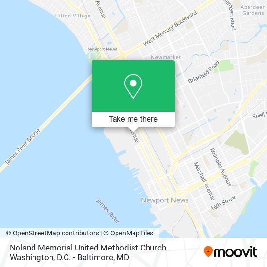 Noland Memorial United Methodist Church map