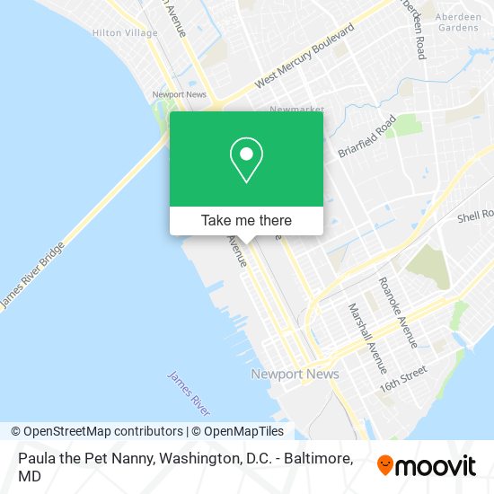Mapa de Paula the Pet Nanny