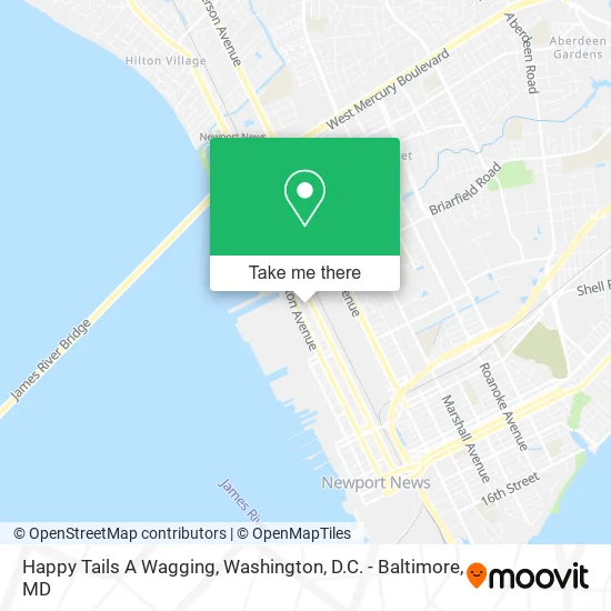 Happy Tails A Wagging map
