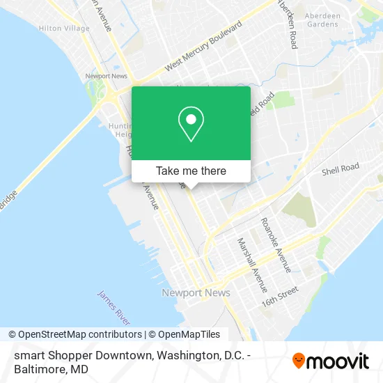 smart Shopper Downtown map