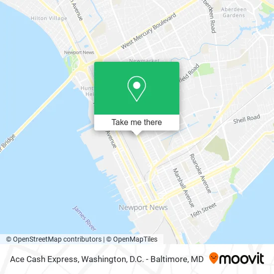 Ace Cash Express map