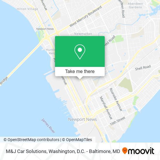 M&J Car Solutions map