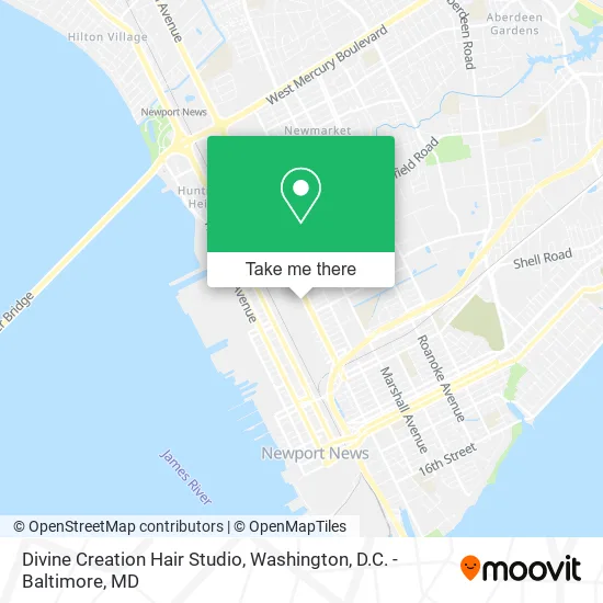 Divine Creation Hair Studio map