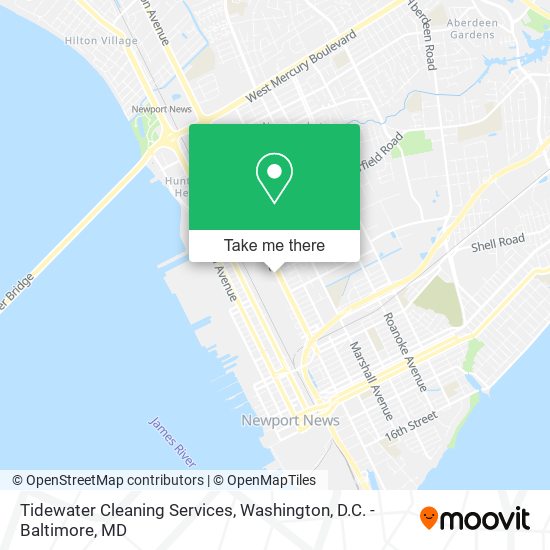 Tidewater Cleaning Services map