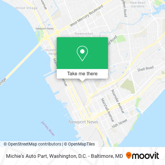 Michie's Auto Part map