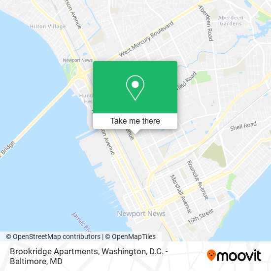 Mapa de Brookridge Apartments