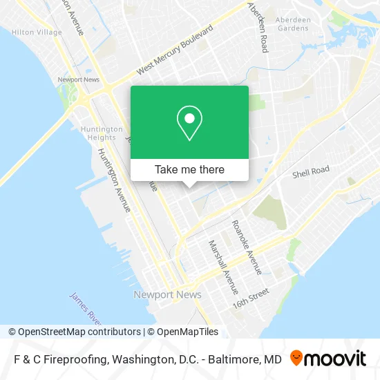 F & C Fireproofing map