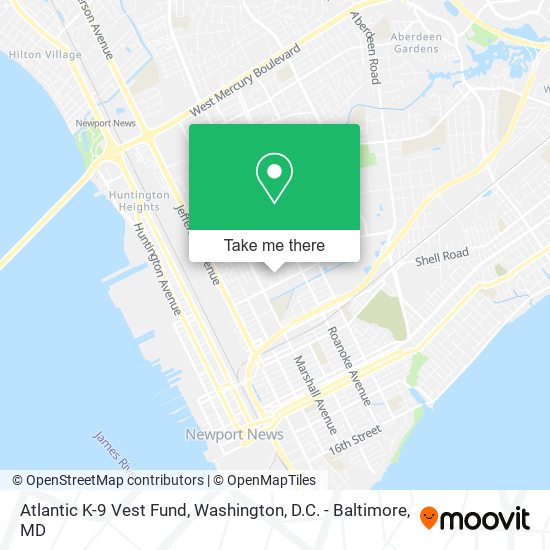 Mapa de Atlantic K-9 Vest Fund