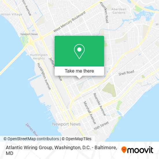 Atlantic Wiring Group map