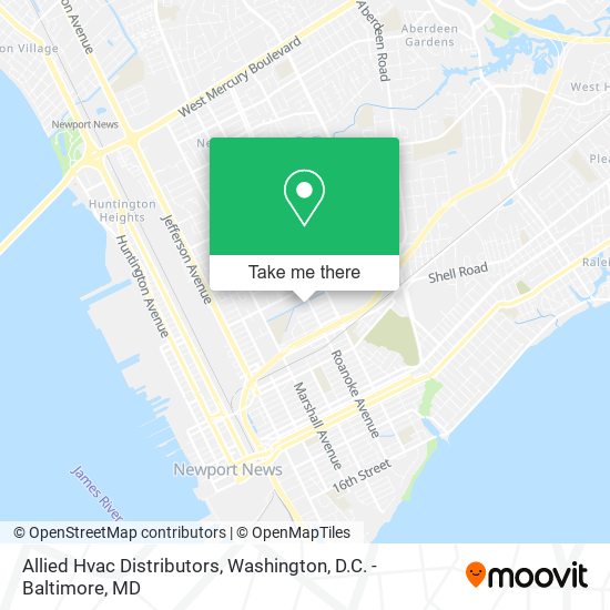 Allied Hvac Distributors map