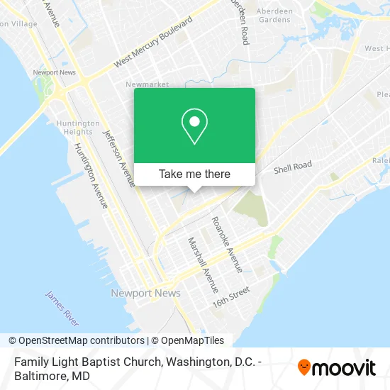 Mapa de Family Light Baptist Church